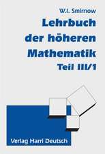 Lehrbuch der höheren Mathematik 3/1