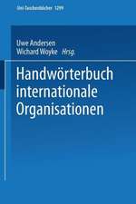 Handwörterbuch Internationale Organisationen