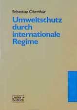 Umweltschutz durch internationale Regime: Interessen, Verhandlungsprozesse, Wirkungen