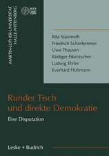 Runder Tisch und direkte Demokratie