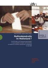 Mediendemokratie im Medienland: Inszenierungen und Themensetzungsstrategien im Spannungsfeld von Medien und Parteieliten am Beispiel der nordrhein-westfälischen Landtagswahl 2000