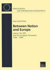 Between Nation and Europe: Labour, the SPD and the European Parliament 1994–1999