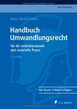 Handbuch Umwandlungsrecht