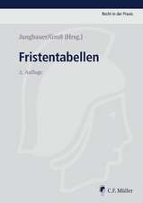 Fristentabellen