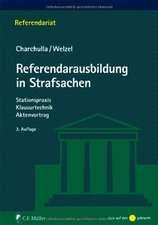 Referendarausbildung in Strafsachen