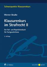 Klausurenkurs im Strafrecht II