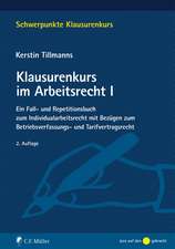 Klausurenkurs im Arbeitsrecht I