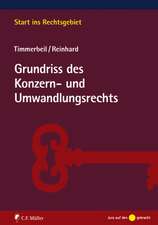 Grundriss des Konzern- und Umwandlungsrechts