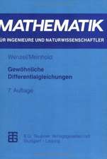 Gewöhnliche Differentialgleichungen