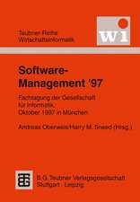 Software-Management ’97: Fachtagung der Gesellschaft für Informatik e.V. (GI), Oktober 1997 in München