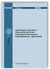 Auswirkungen verschiedener Elutionsmittel auf die ökotoxikologische Bewertung von Bauprodukteluaten - Algentoxizität. Abschlussbericht