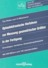 Optoelektronische Verfahren zur Messung geometrischer Grössen in der Fertigung