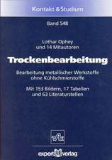 Trockenbearbeitung