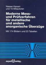 Moderne Mess- und Prüfverfahren für metallische und andere anorganische Überzüge