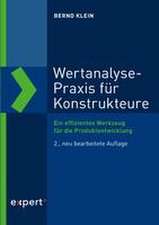 Wertanalyse-Praxis für Konstrukteure