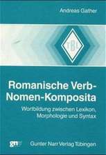 Romanische Verb-Nomen Komposita