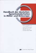 Handbuch der deutschen Sprachminderheiten in Mittel- und Osteuropa