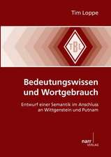 Bedeutungswissen und Wortgebrauch