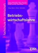 Betriebswirtschaftslehre. Lehr-/ Fachbuch