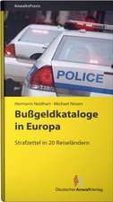 Bußgeldkataloge in Europa