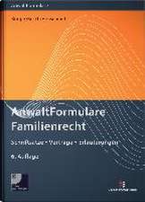 AnwaltFormulare Familienrecht