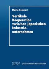 Vertikale Kooperation zwischen japanischen Industrieunternehmen