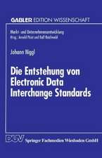 Die Entstehung von Electronic Data Interchange Standards