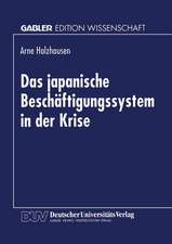 Das japanische Beschäftigungssystem in der Krise