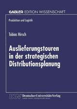 Auslieferungstouren in der strategischen Distributionsplanung