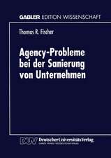 Agency-Probleme bei der Sanierung von Unternehmen