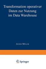 Transformation operativer Daten zur Nutzung im Data Warehouse