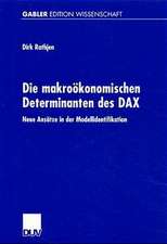 Die makroökonomischen Determinanten des DAX