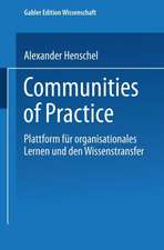 Communities of Practice: Plattform für organisationales Lernen und den Wissenstransfer