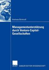 Managementunterstützung durch Venture-Capital-Gesellschaften