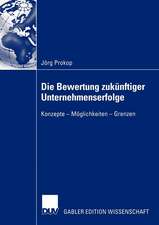 Die Bewertung zukünftiger Unternehmenserfolge: Konzepte — Möglichkeiten — Grenzen