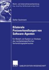 Bilaterale Preisverhandlungen von Software-Agenten: Ein Modell und System zur Analyse des marktplatzspezifischen Verhandlungsspielraumes