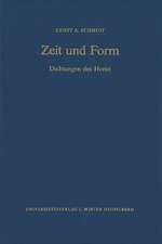 Zeit Und Form: Dichtungen Des Horaz