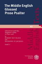 The Middle English Glossed Prose Psalter, Part I