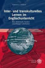 Inter- und transkulturelles Lernen im Englischunterricht