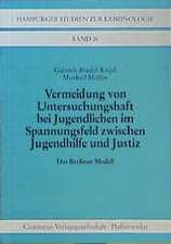 Vermeidung von Untersuchungshaft bei Jugendlichen im Spannungsfeld zwischen Jugendhilfe und Justiz: Das Berliner Modell