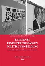 Elemente einer zeitgemäßen politischen Bildung