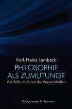 Philosophie als Zumutung?