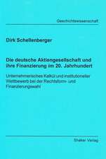 Die deutsche Aktiengesellschaft und ihre Finanzierung im 20. Jahrhundert