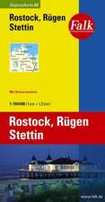 Falk Regionalkarte 03. Rostock, Rügen, Stettin1 : 150 000