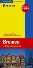 Falk Stadtplan Extra Standardfaltung Bremen mit Umgebungskarte