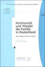 Kontinuität und Wandel der Familie in Deutschland