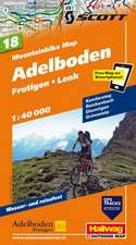 Mountainbike-Karte 18 Adelboden 1 : 40 000