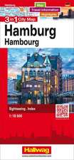 Hamburg 3 in 1 City Map 1:18 500