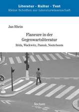 Flaneure in der Gegenwartsliteratur