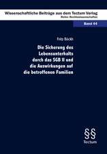 Die Sicherung des Lebensunterhalts durch das SGB II und die Auswirkungen auf die betroffenen Familien